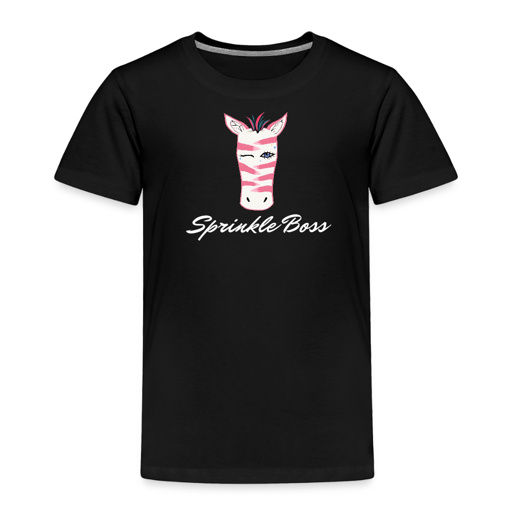 Sprinkle Boss Premium Toddler T-Shirt - black