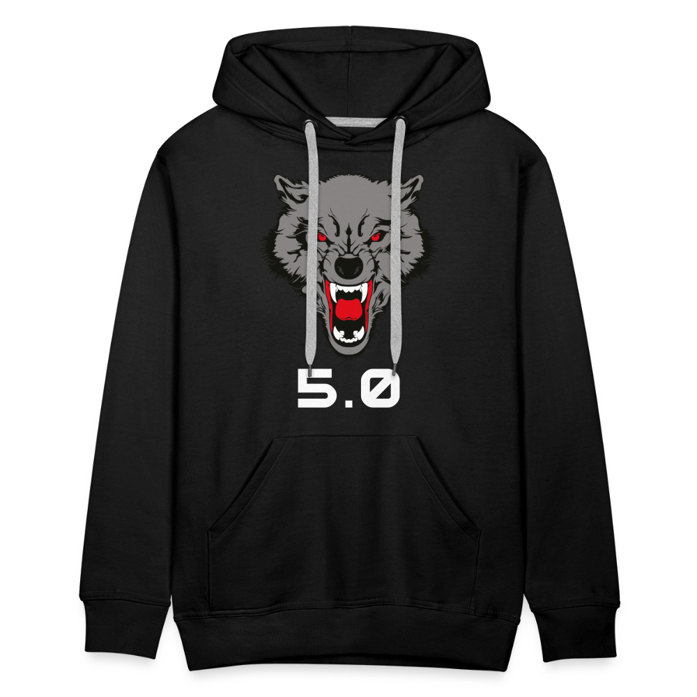 5.0 by Hoppy Boy Designs Men's Premium Hoodie - black