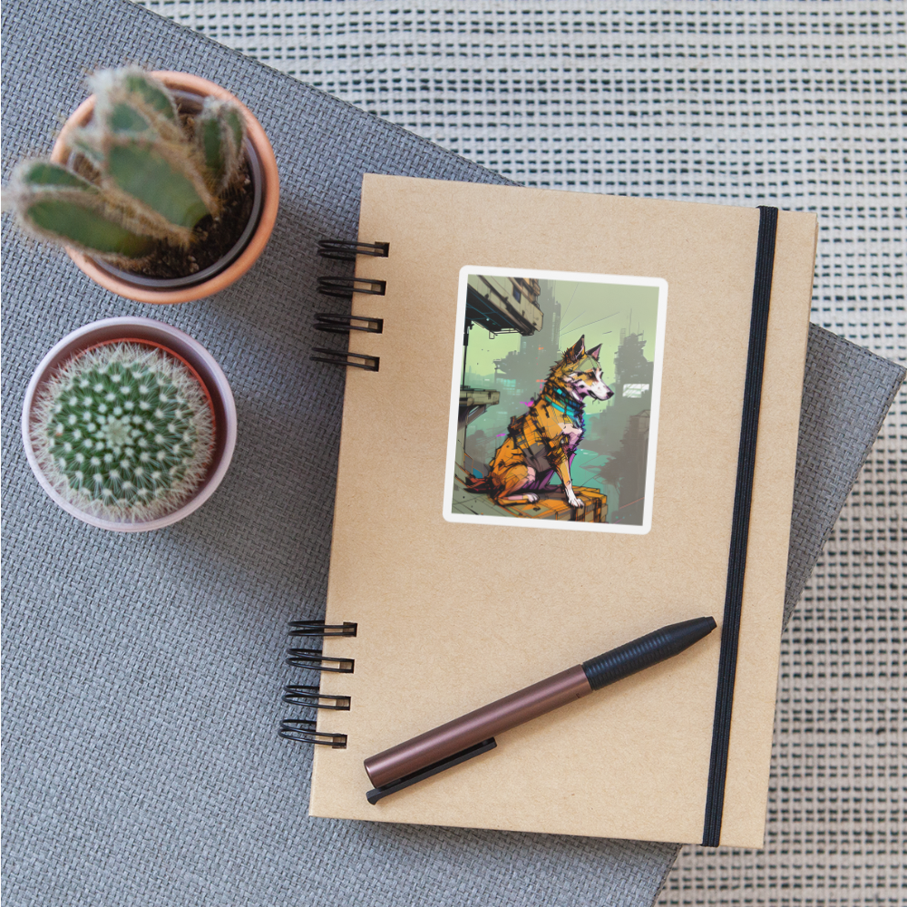 Perch by Hoppy Boy Designs Sticker - white matte