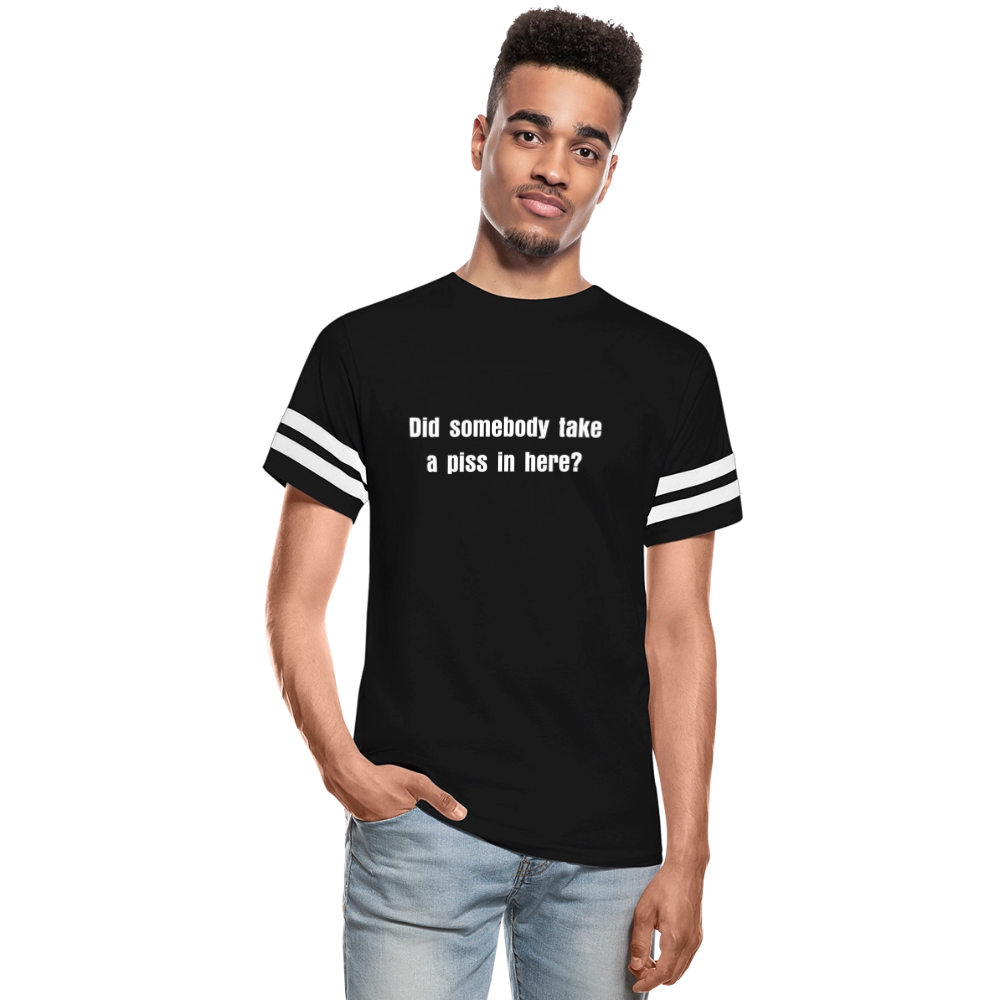 It Was Me... by Hoppy Boy Designs Vintage Sport T-Shirt - black/white
