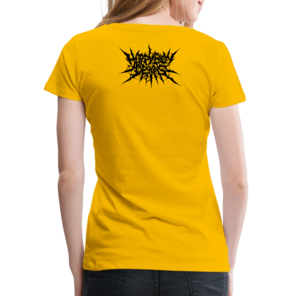 Groovy by Hoppy Boy Designs Women’s Premium T-Shirt - sun yellow