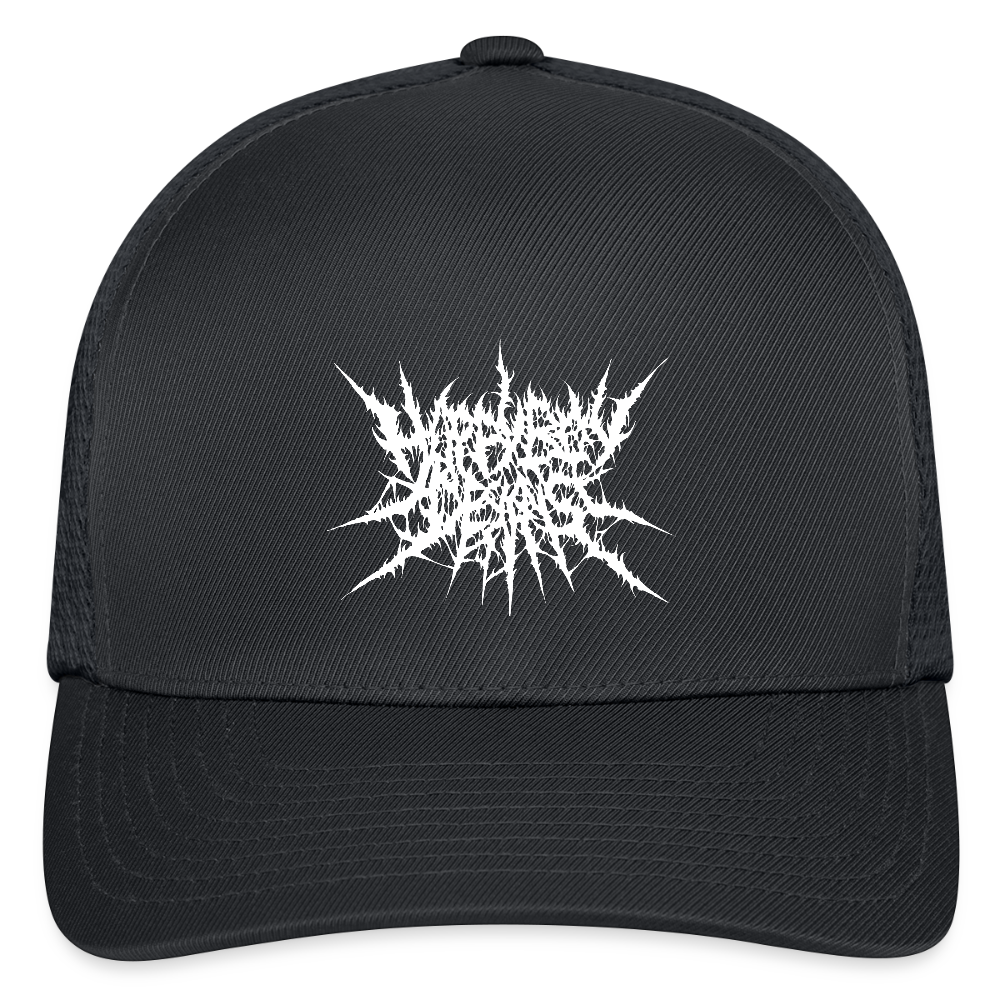Hoppy Boy Designs Logo Flexfit Fitted Baseball Cap - charcoal