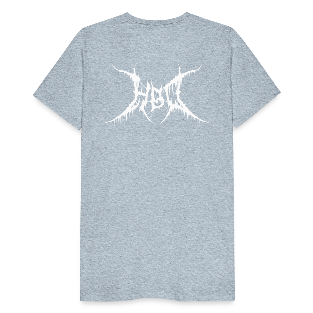 Wanna See a Dead Body? by Hoppy Boy Designs Men's Premium T-Shirt - heather ice blue
