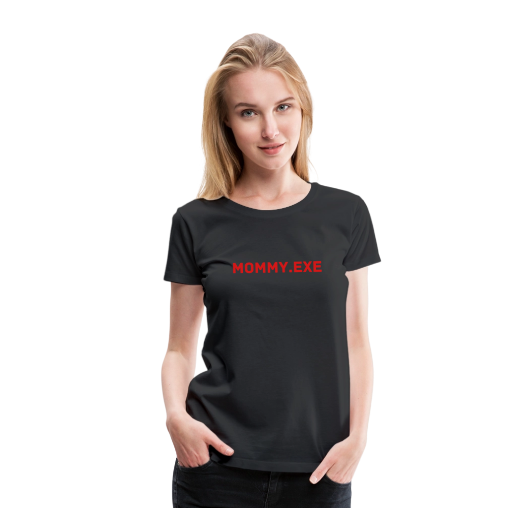 Mommy.exe by Hoppy Boy Designs Women’s Premium T-Shirt - black