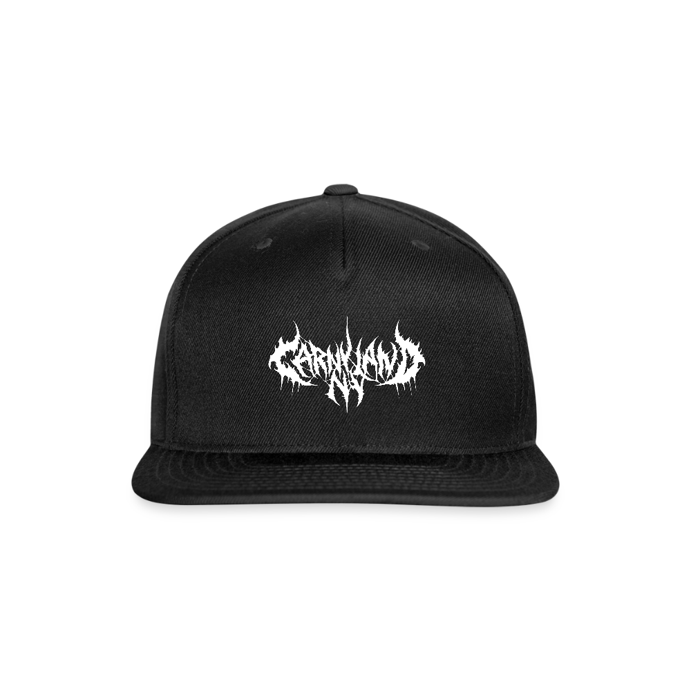 Carny Land NY Snapback Baseball Cap - black