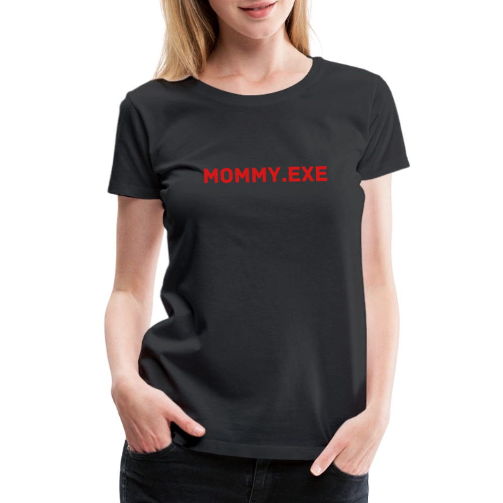 Mommy.exe by Hoppy Boy Designs Women’s Premium T-Shirt - black