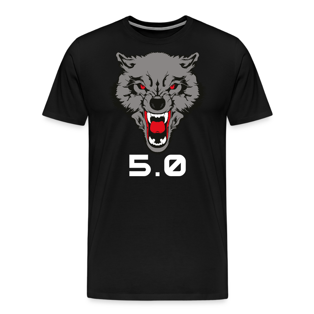 5.0 by Hoppy Boy Designs Men's Premium T-Shirt - black