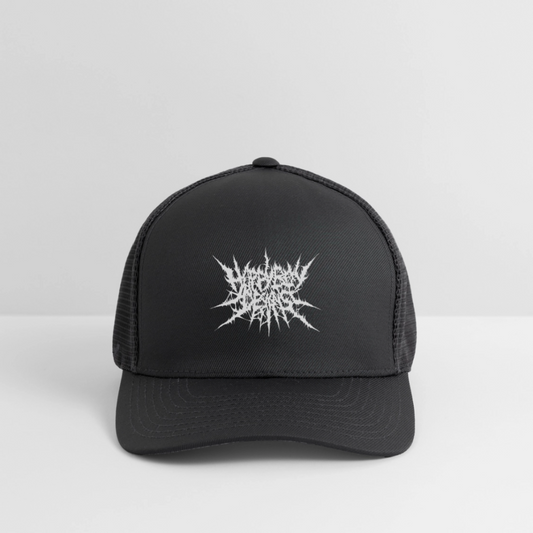 Hoppy Boy Designs Logo Flexfit Fitted Baseball Cap - charcoal