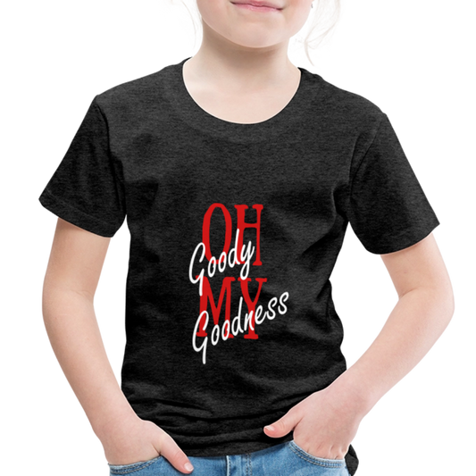 Goody Goodness by Hoppy Boy Designs Toddler Premium T-Shirt - charcoal grey