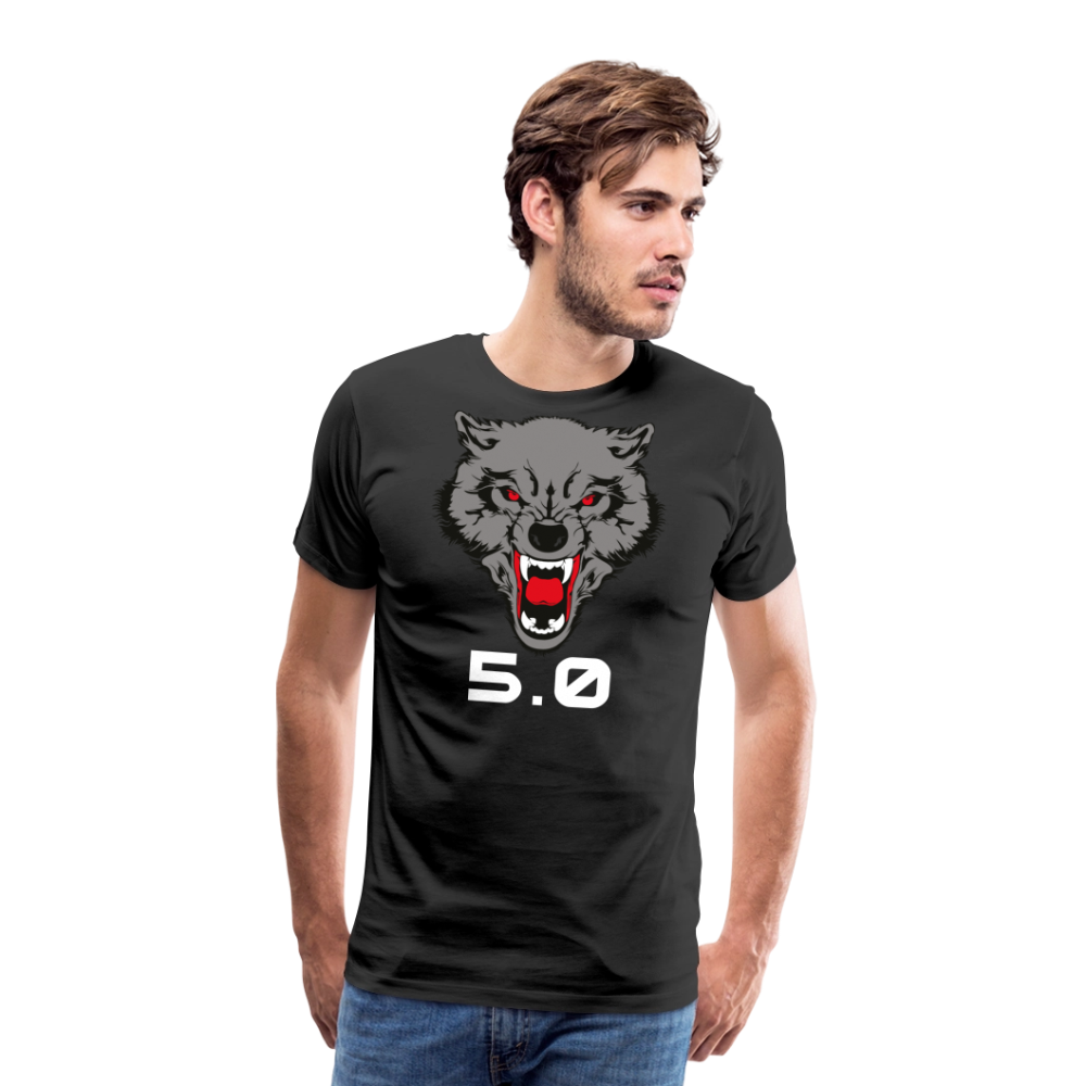5.0 by Hoppy Boy Designs Men's Premium T-Shirt - black
