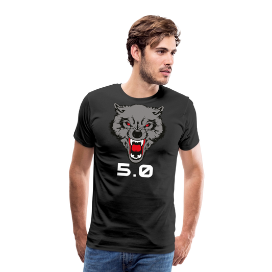 5.0 by Hoppy Boy Designs Men's Premium T-Shirt - black