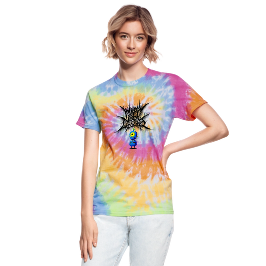 Spike by Hoppy Biy Designs Unisex Tie Dye T-Shirt - rainbow