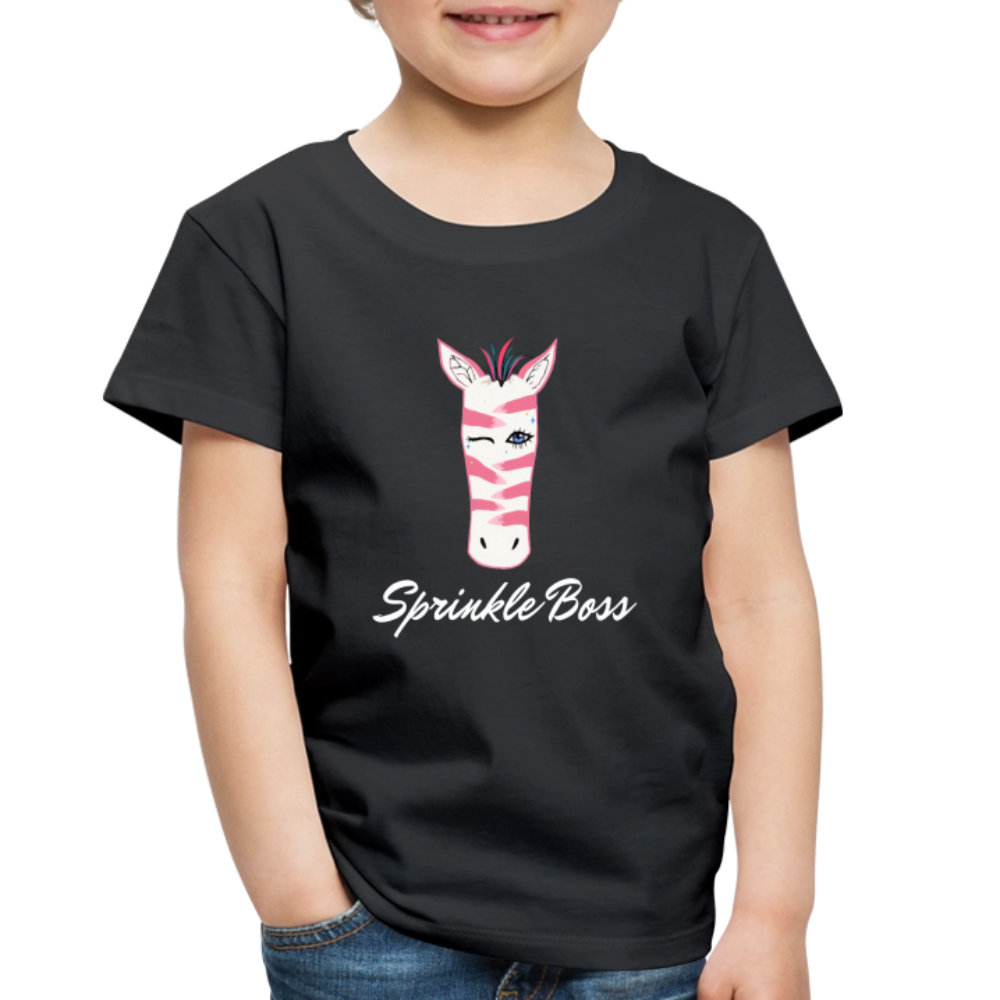 Sprinkle Boss Premium Toddler T-Shirt - black