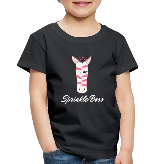 Sprinkle Boss Premium Toddler T-Shirt - black