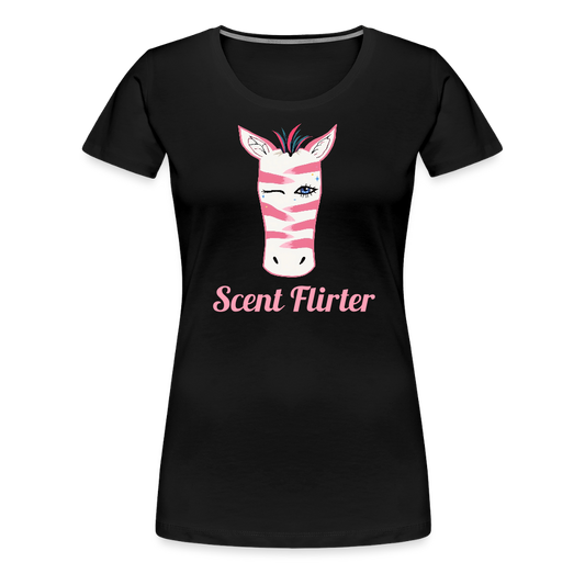 Scent Flirter Women’s Premium T-Shirt - black
