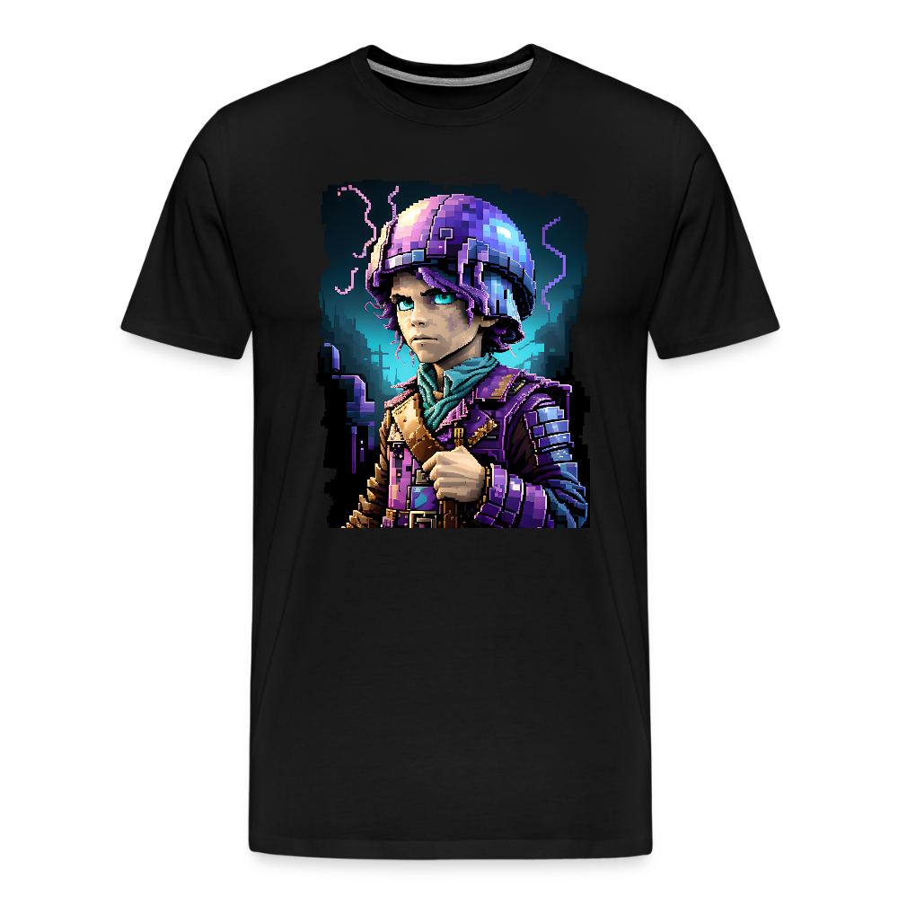 Protagonist by Hoppy Boy Designs Men's Premium T-Shirt - black