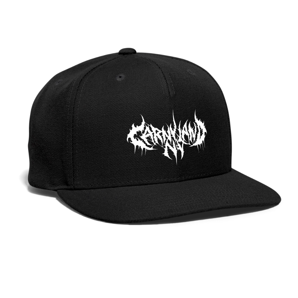Carny Land NY Snapback Baseball Cap - black