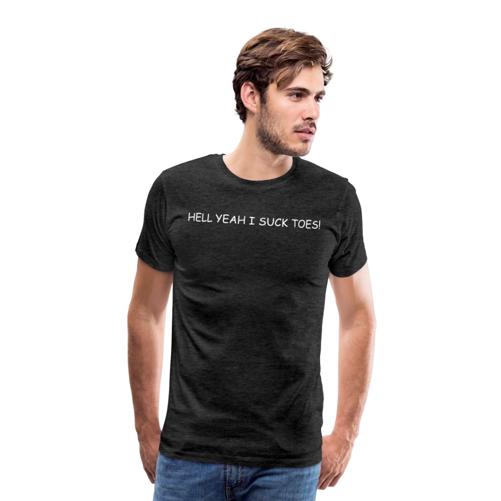 Hell Yeah..  by Hoppy Boy Designs Men's Premium T-Shirt - charcoal grey