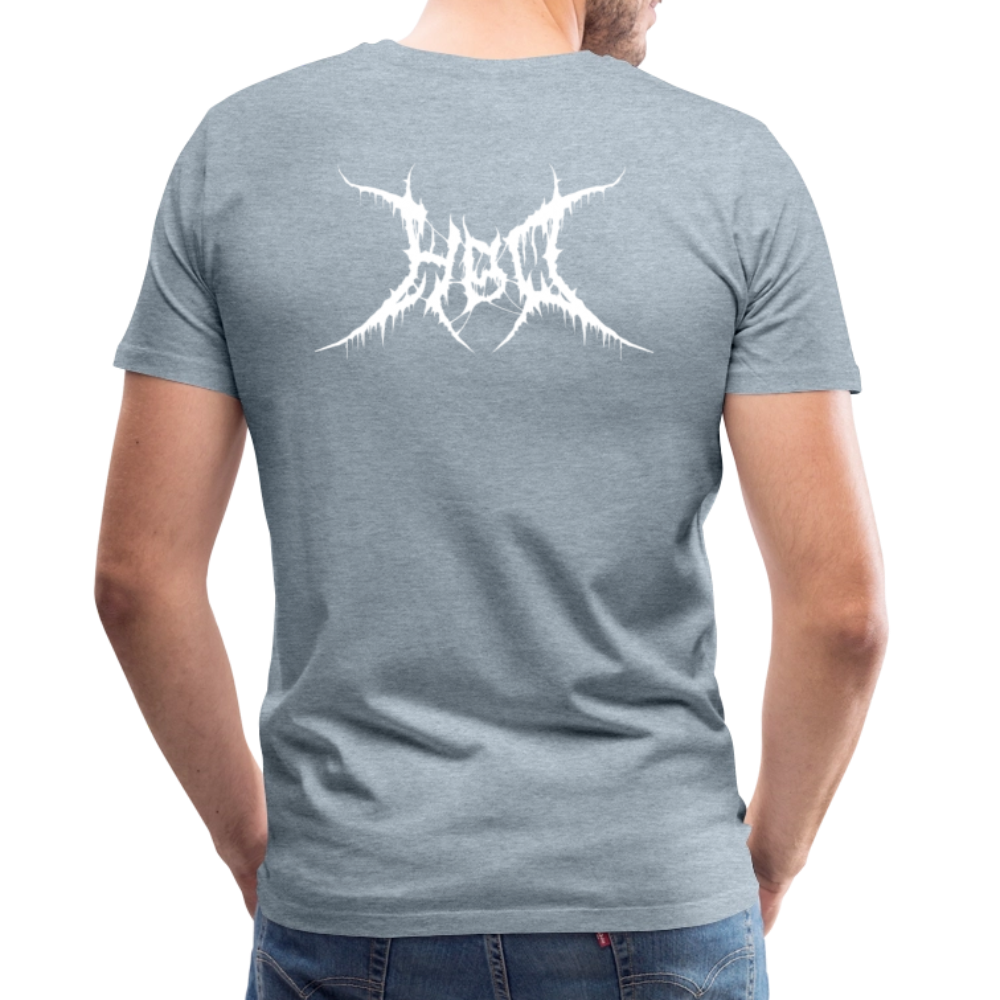 Wanna See a Dead Body? by Hoppy Boy Designs Men's Premium T-Shirt - heather ice blue