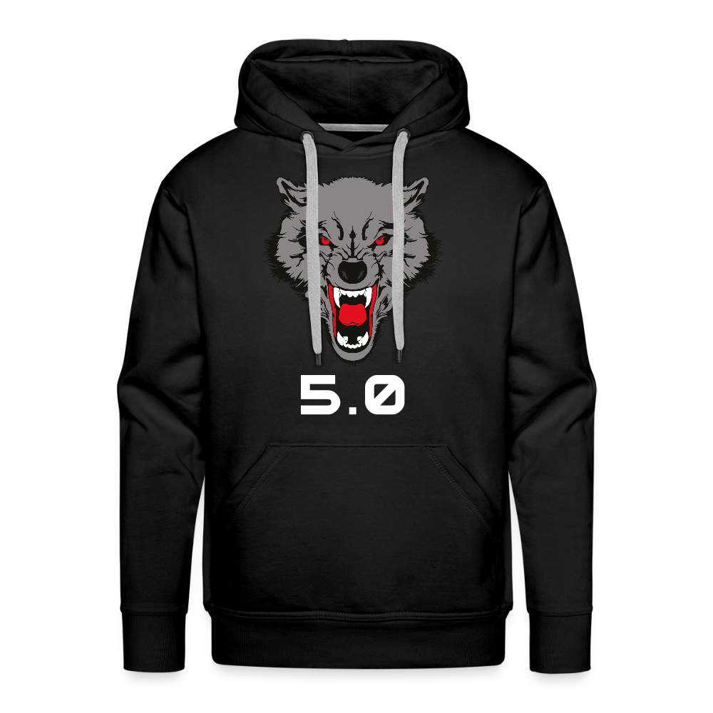 5.0 by Hoppy Boy Designs Men's Premium Hoodie - black