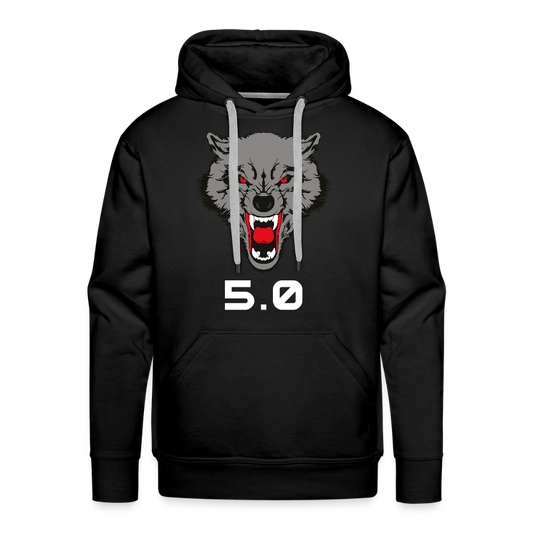 5.0 by Hoppy Boy Designs Men's Premium Hoodie - black