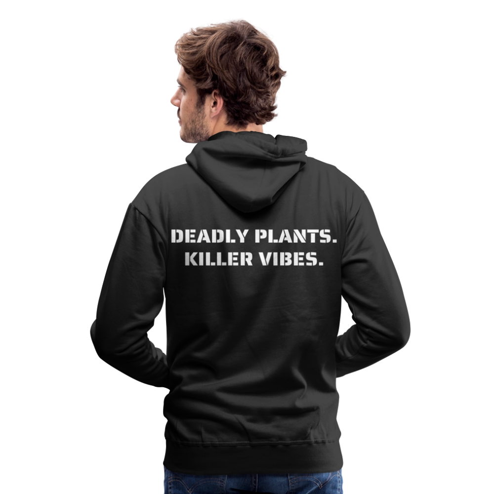 Carny Land NY "Deadly Plants. Killer Vibes" Men’s Premium Hoodie - black