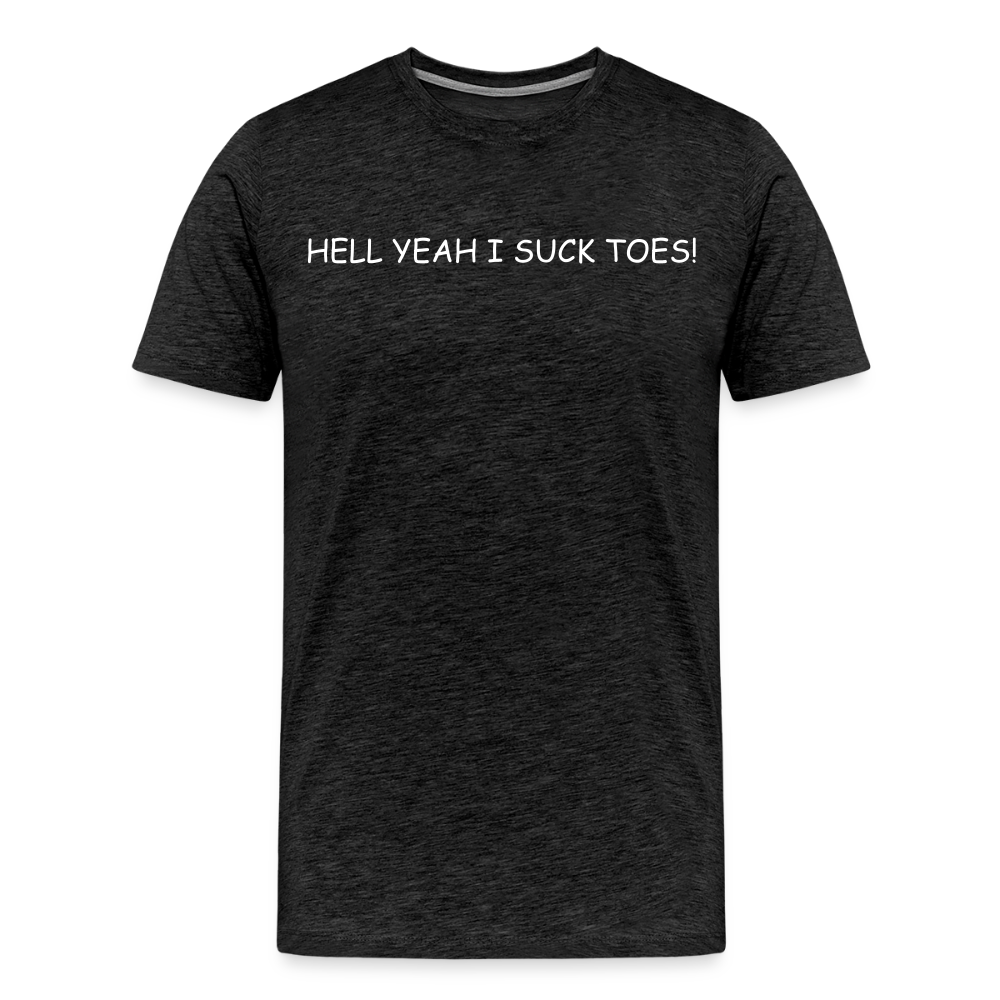Hell Yeah..  by Hoppy Boy Designs Men's Premium T-Shirt - charcoal grey