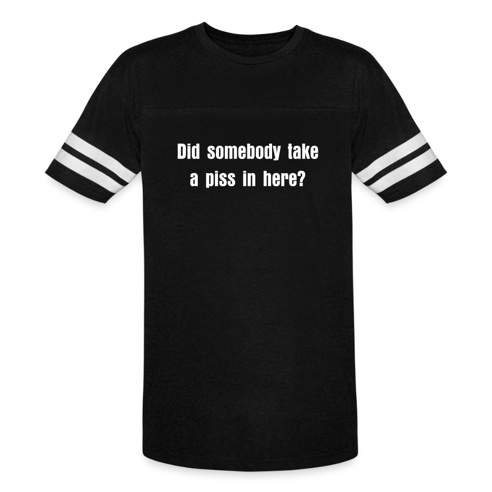 It Was Me... by Hoppy Boy Designs Vintage Sport T-Shirt - black/white