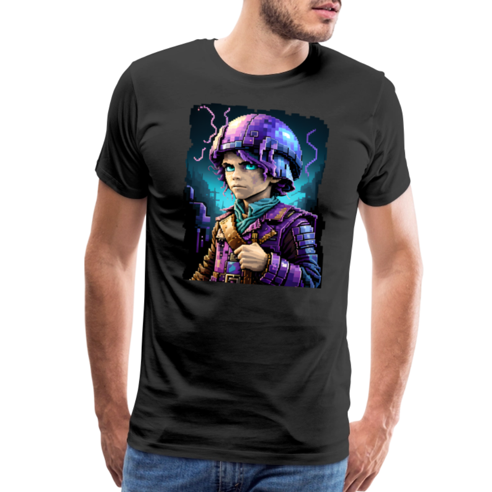 Protagonist by Hoppy Boy Designs Men's Premium T-Shirt - black
