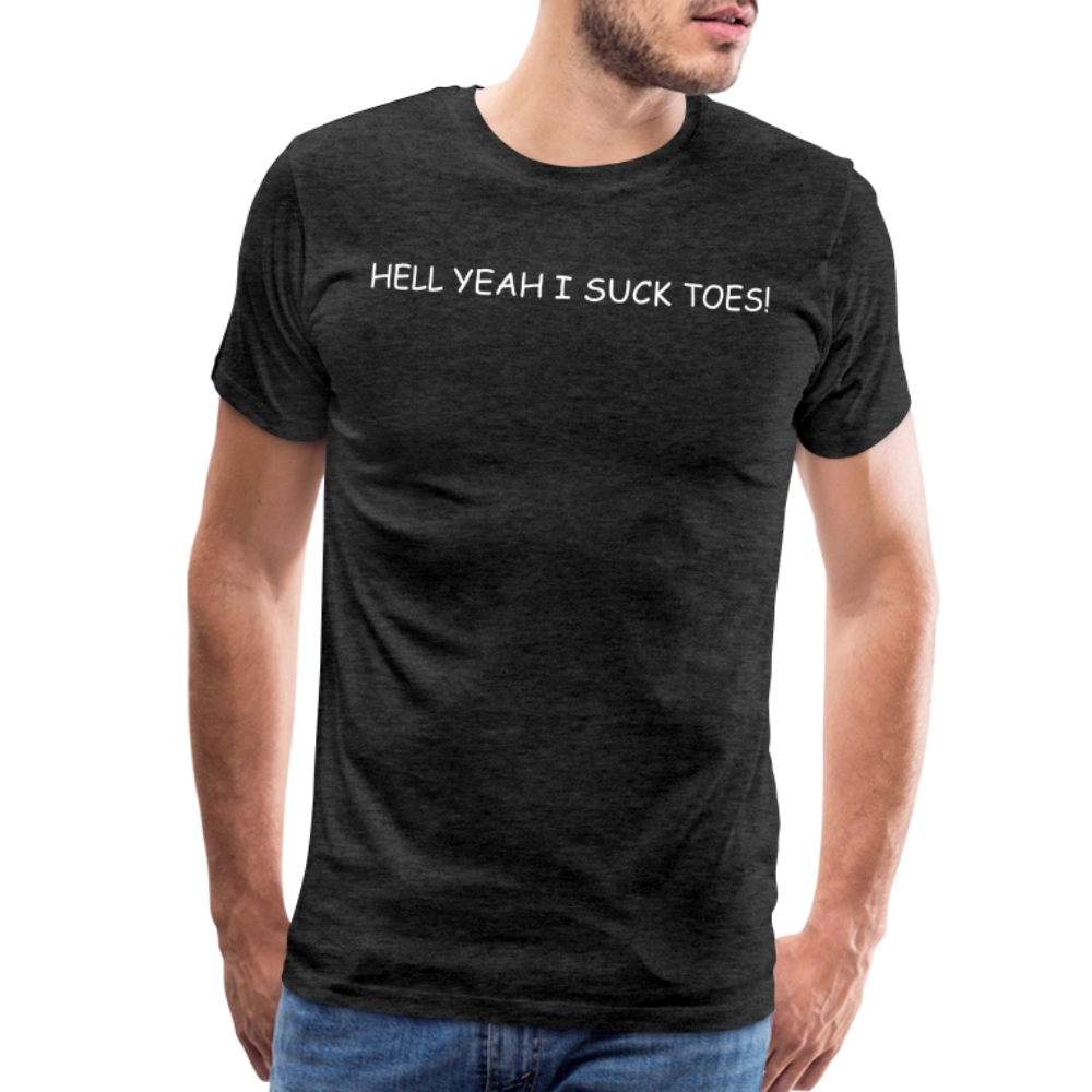 Hell Yeah..  by Hoppy Boy Designs Men's Premium T-Shirt - charcoal grey