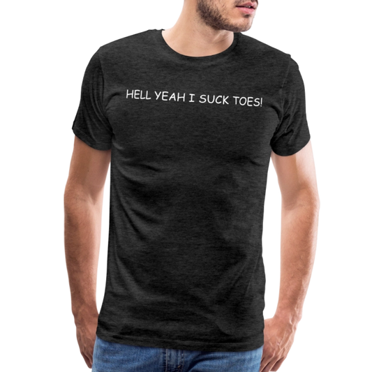 Hell Yeah..  by Hoppy Boy Designs Men's Premium T-Shirt - charcoal grey