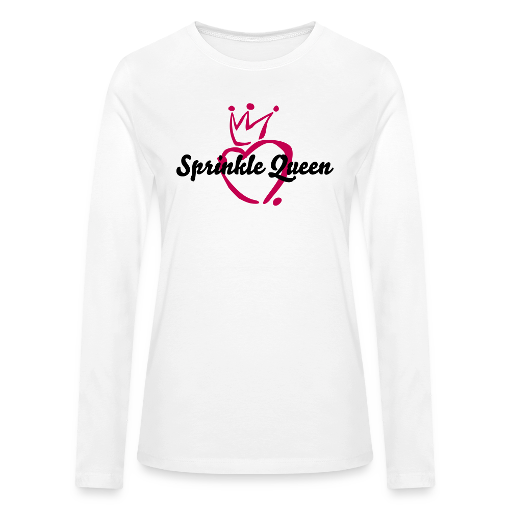 Sprinkle Queen Women’s Premium Long Sleeve T-Shirt - white