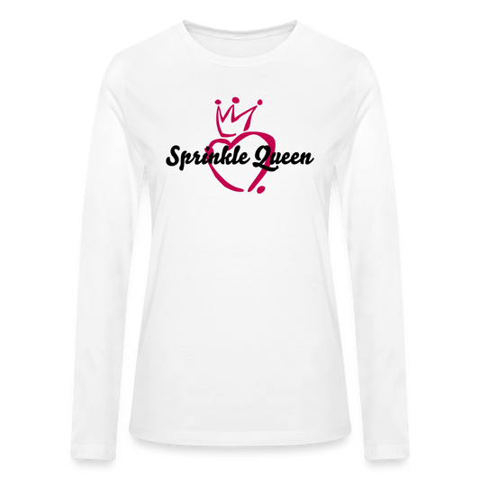 Sprinkle Queen Women’s Premium Long Sleeve T-Shirt - white