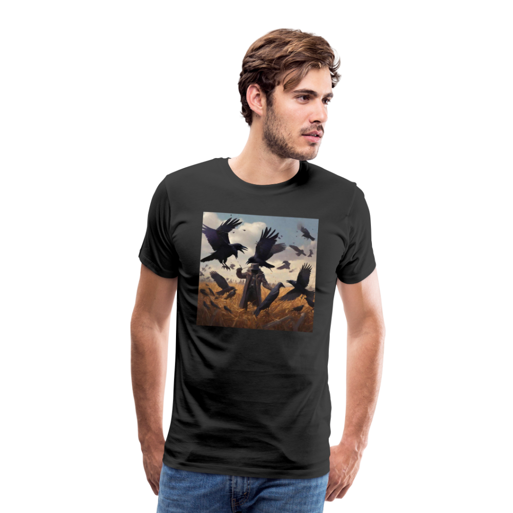 Flock by Hoppy Boy Designs Men's Premium T-Shirt - black