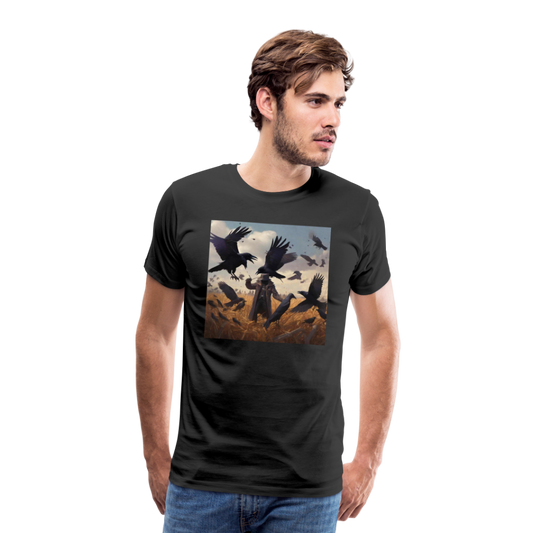 Flock by Hoppy Boy Designs Men's Premium T-Shirt - black
