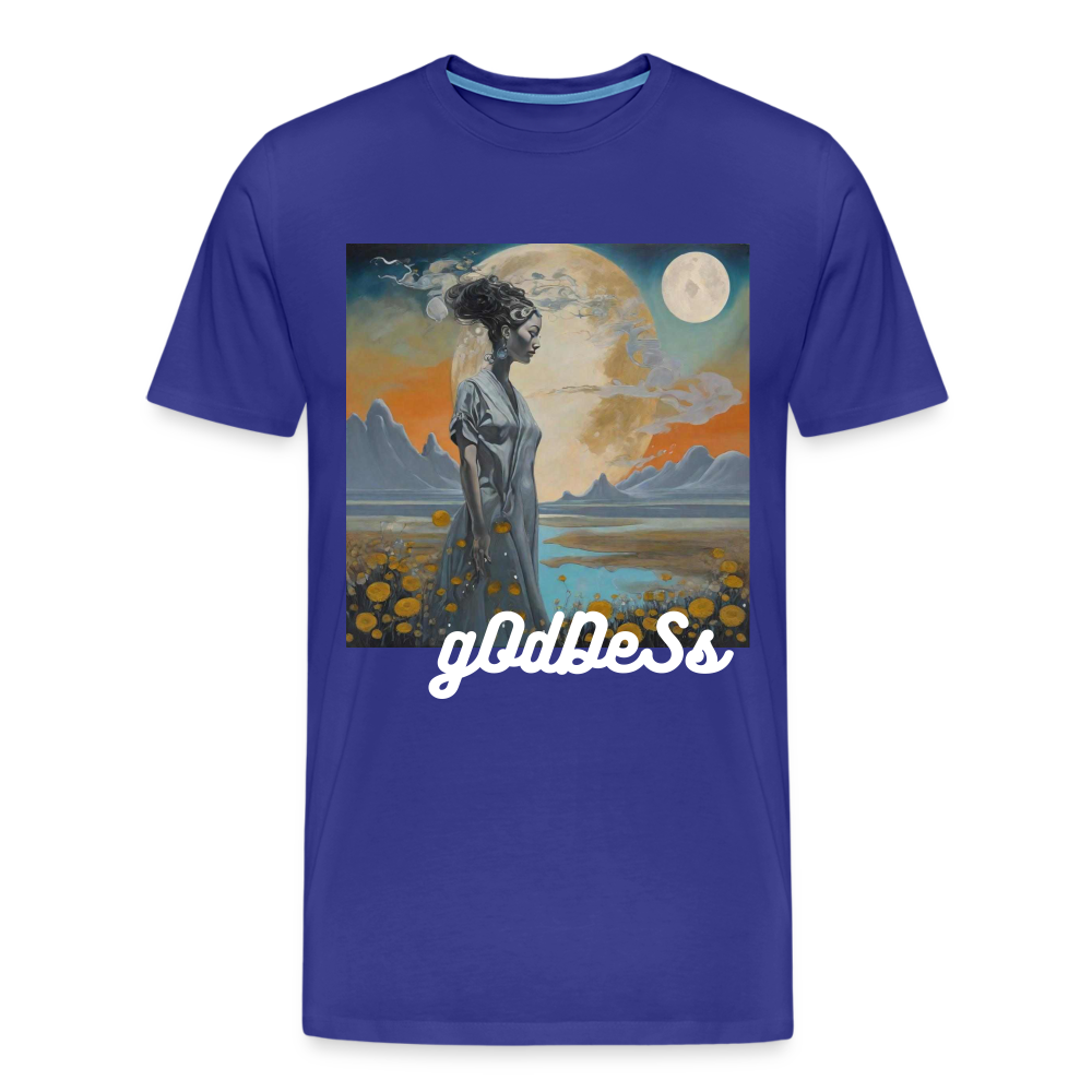 Goddess by Hoppy Boy Designs Men's Premium T-Shirt - royal blue