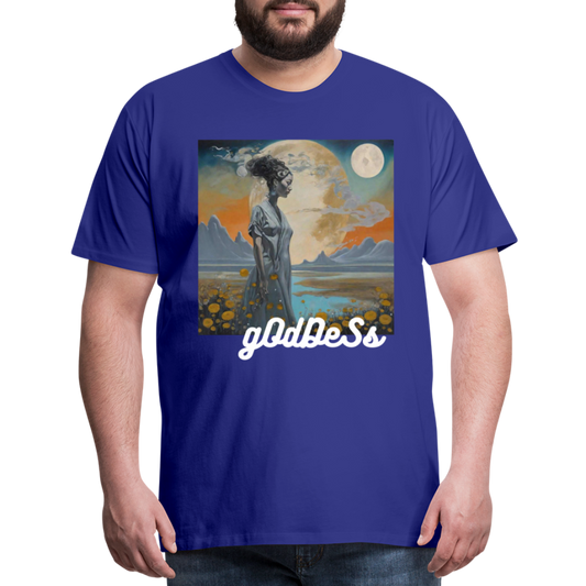 Goddess by Hoppy Boy Designs Men's Premium T-Shirt - royal blue