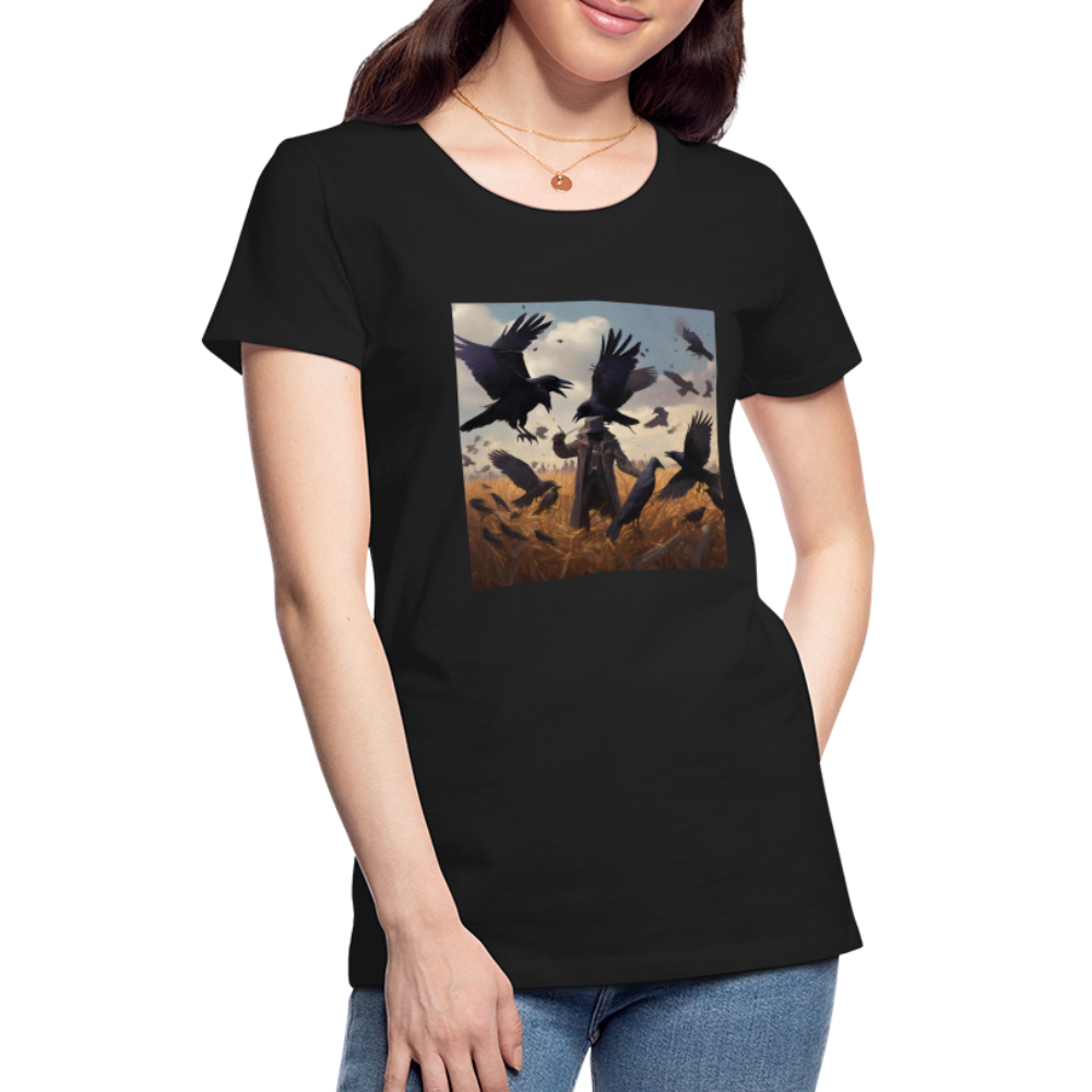 Flock by Hoppy Boy Designs Women’s Premium T-Shirt - black
