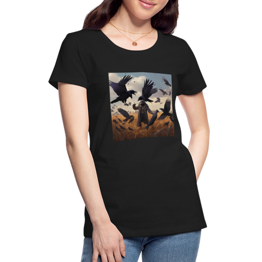 Flock by Hoppy Boy Designs Women’s Premium T-Shirt - black