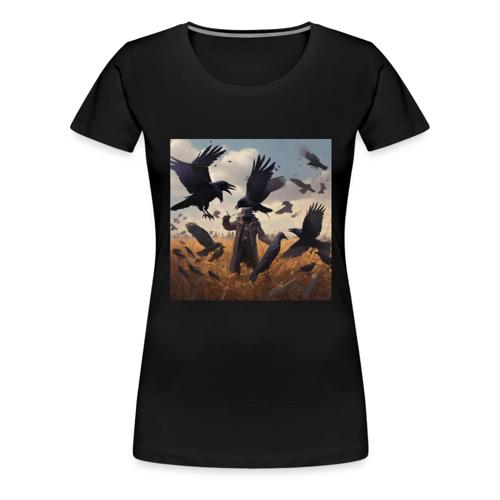 Flock by Hoppy Boy Designs Women’s Premium T-Shirt - black