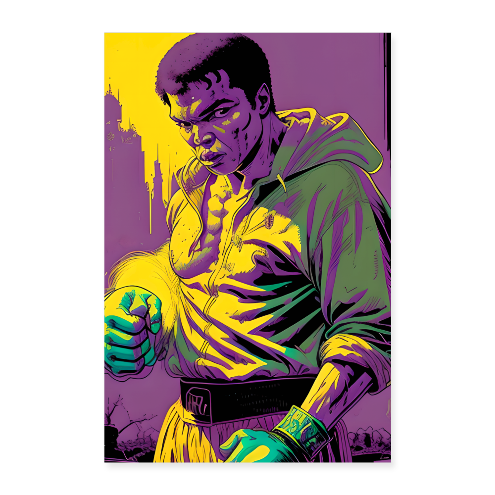 Training Day by Hoppy Boy Designs Poster 8x12 - white