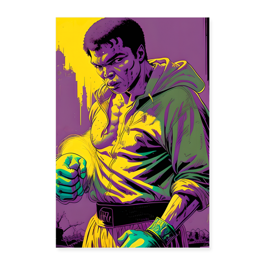 Training Day by Hoppy Boy Designs Poster 8x12 - white