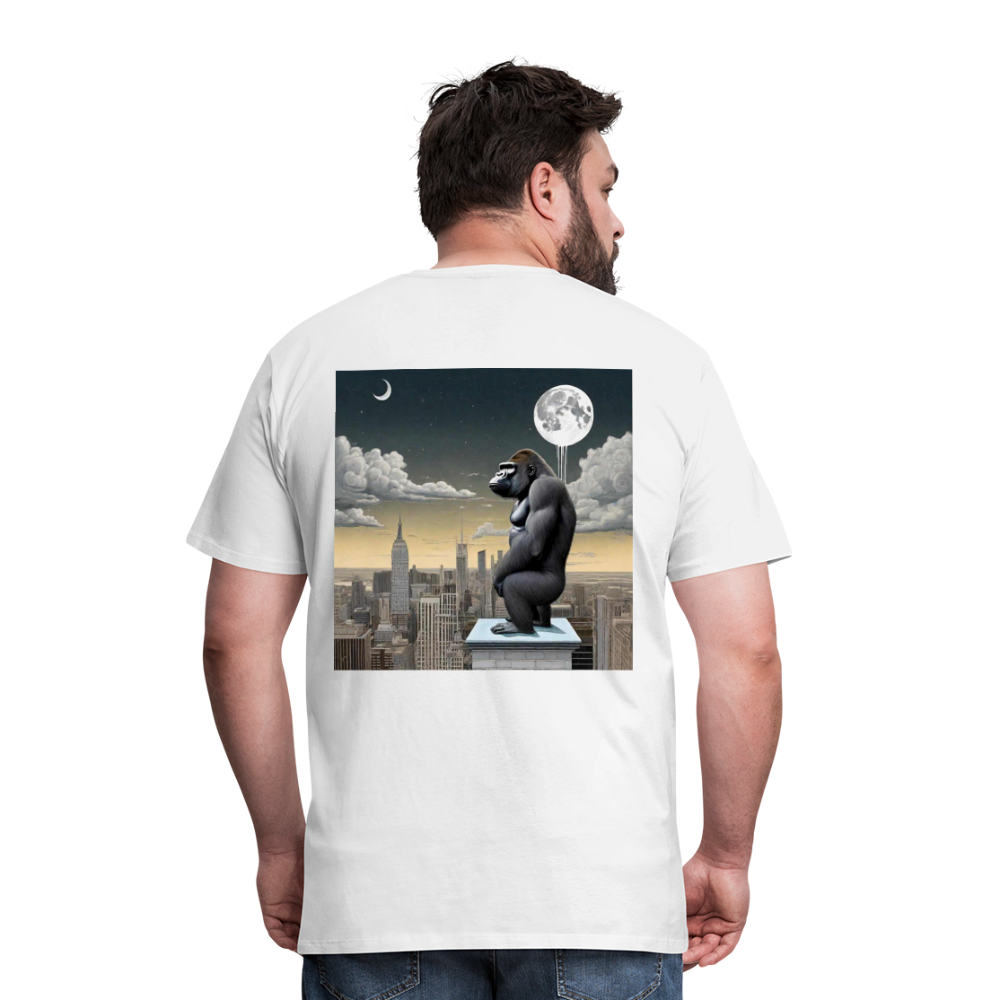 City by Hoppy Boy Designs Men's Premium T-Shirt - white