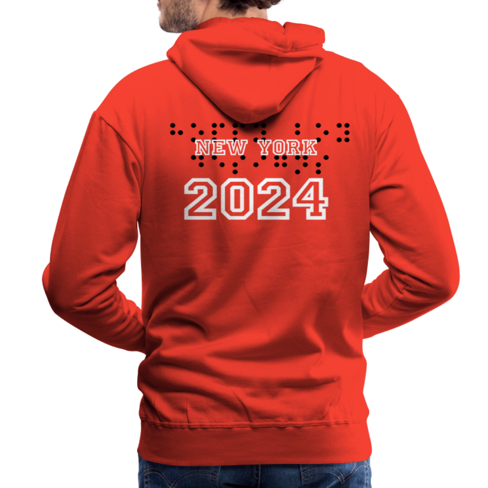 Hoppy Boy Designs 2024 New York Men’s Premium Hoodie - red