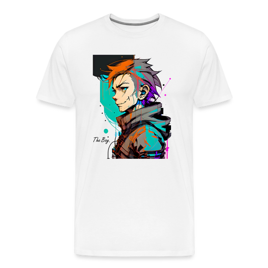 The Boy by Hoppy Boy Designs Men's Premium T-Shirt - white