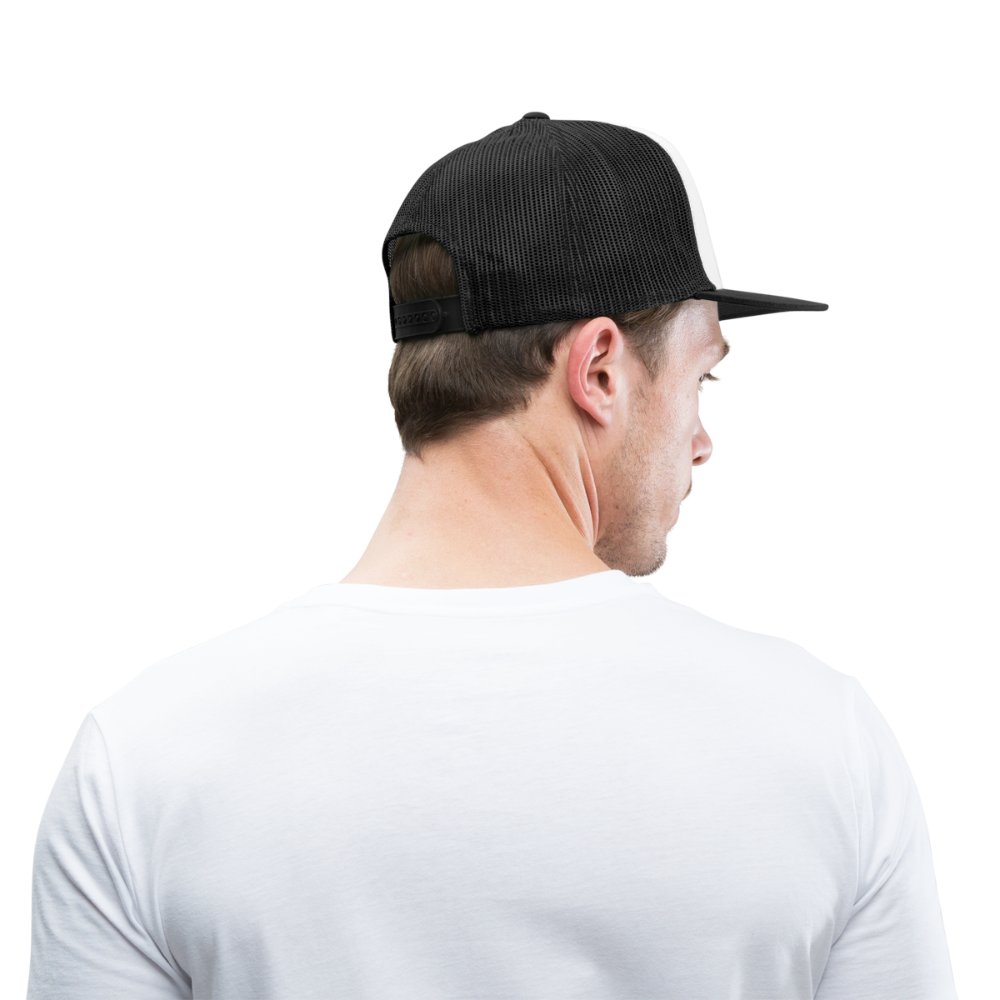 Spike by Hoppy Boy Designs Trucker Cap - white/black