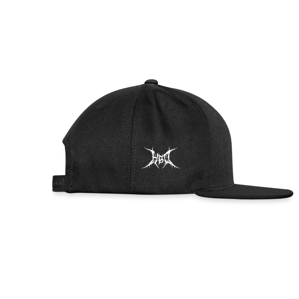 Rookie by Hoppy Boy Designs Snapback Baseball Cap - black