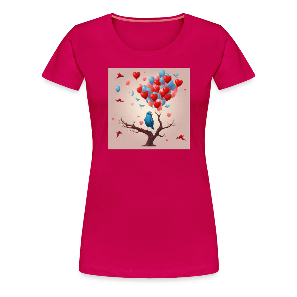 Chirp by Hoppy Boy Designs Women’s Premium T-Shirt - dark pink