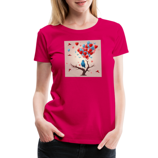 Chirp by Hoppy Boy Designs Women’s Premium T-Shirt - dark pink