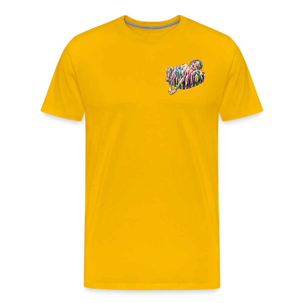 Bath Time by Hoppy Boy Designs Men's Premium T-Shirt - sun yellow